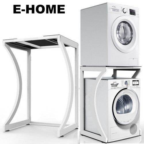 ORIGINAL Dryer Stand Maxi: Portable Dryer Rack Heavy Duty Steel Capacity white for Washer/Dryer/Mini Fridge