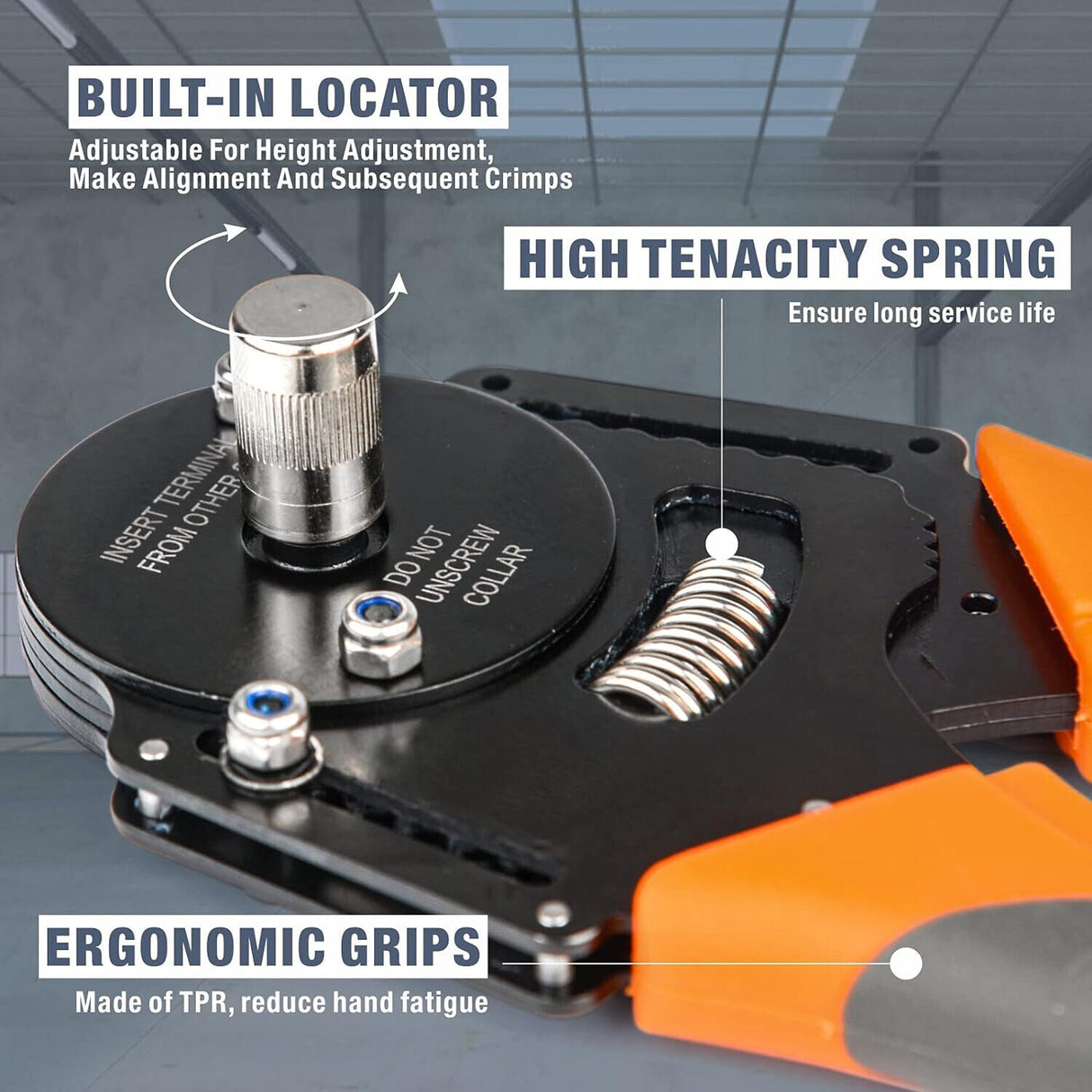 DT12 Crimper 4 Way Indent,8 Impression iCrimp Closed Barrel Type Deutsch Crimper