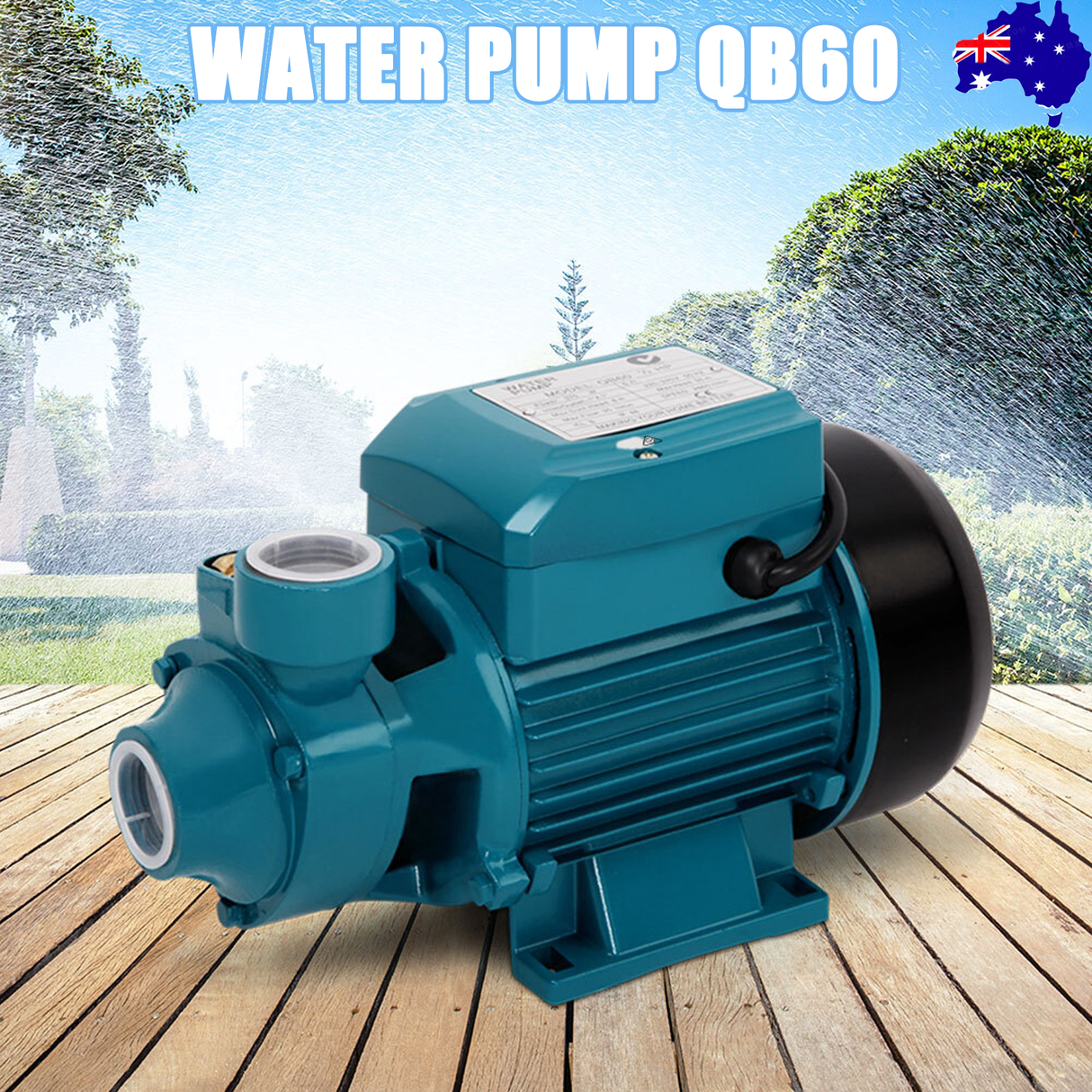 Electric PeripheralPump QB60 CleanWater Garden Farm RainTank Irrigation