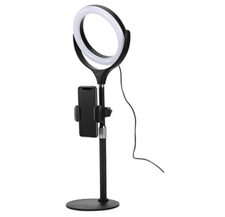 8LED Ring Light Dimmable Lighting Kit Phone+Selfie 40cm Tripod Makeup Live Lamp
