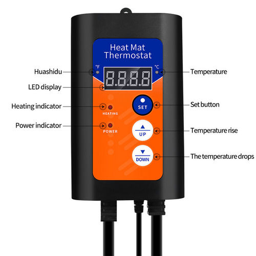 Thermostat Controller Seedling Heat Mat Heating Pad Plant Seed Start AU PLUG