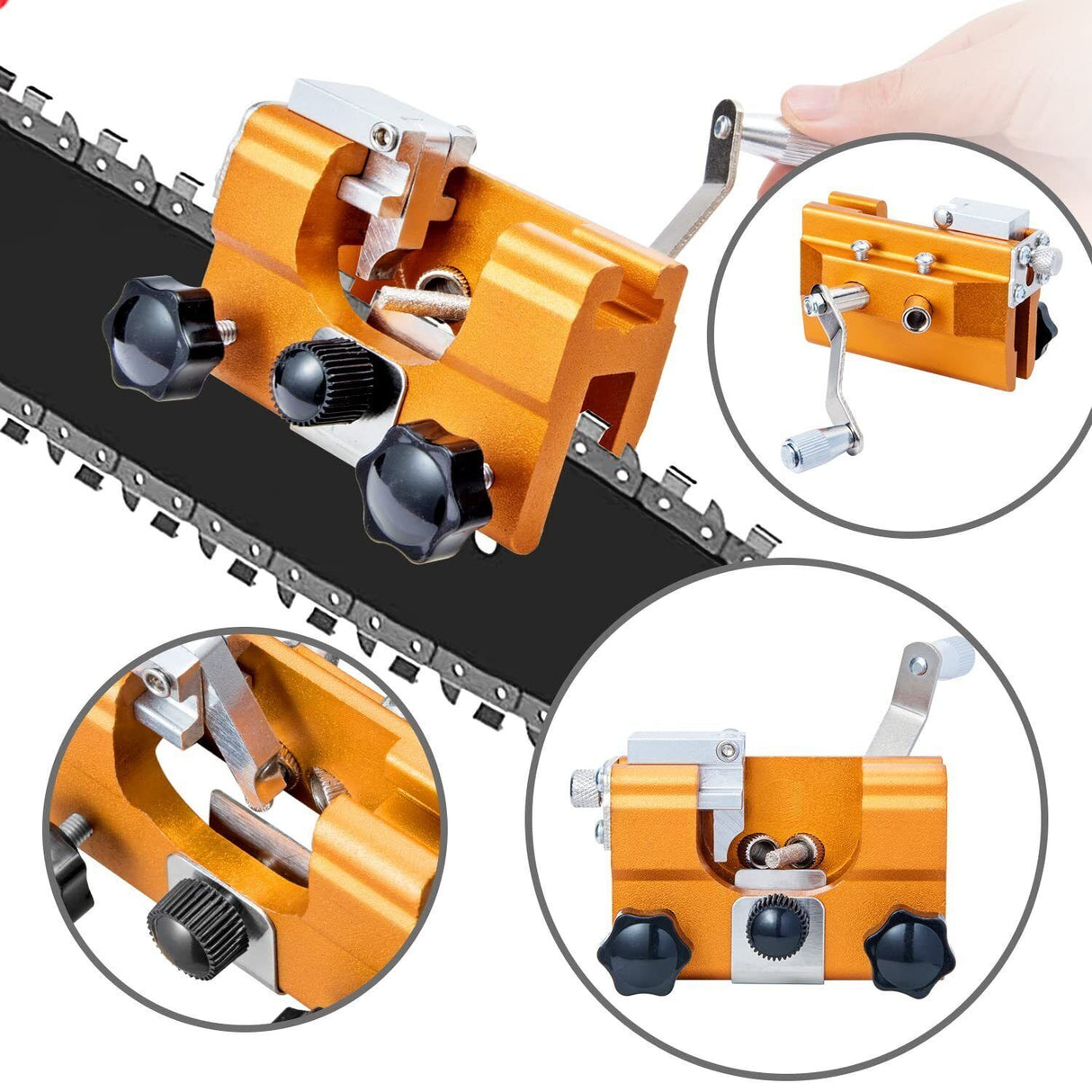Easy Portable Chainsaw Sharpener Jigs Sharpening Tool Chain Saws Electric Saws