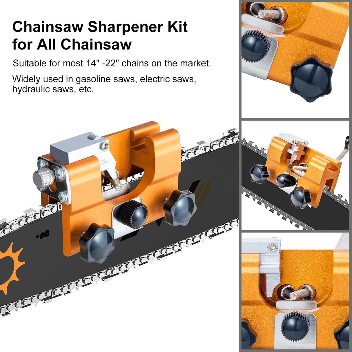 Easy Portable Chainsaw Sharpener Jigs Sharpening Tool Chain Saws Electric Saws