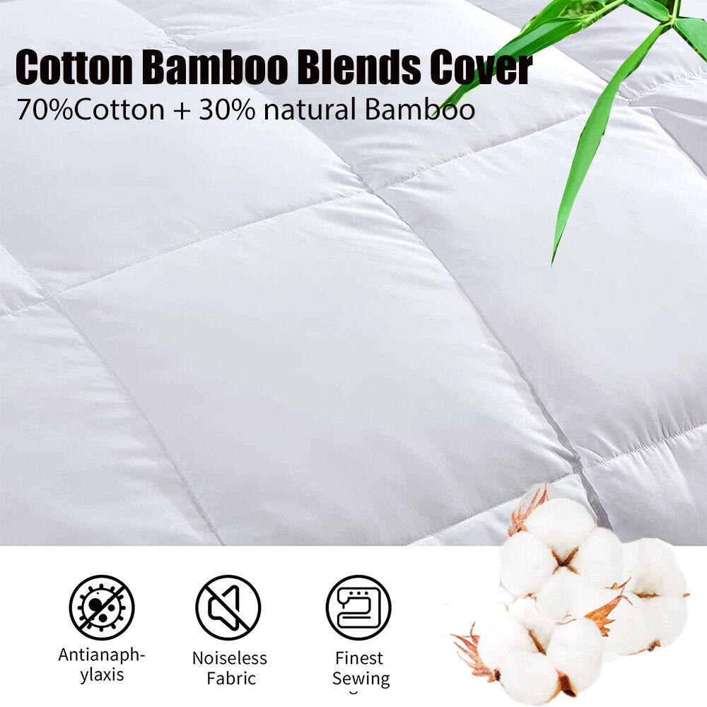 Goose Feather Down Quilt 700 GSM Duvet DoonasQueen:210x210cm