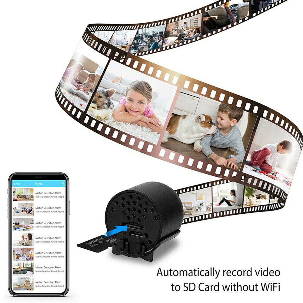 HD 1080P Mini Hidden Spy Camera WiFi Wireless Night Vision Motion Detection AU