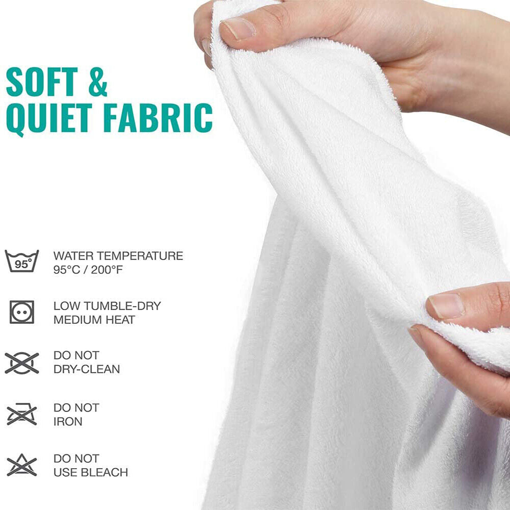 Fully Fitted Waterproof Cotton / Non Woven Mattress Protector Cover Double