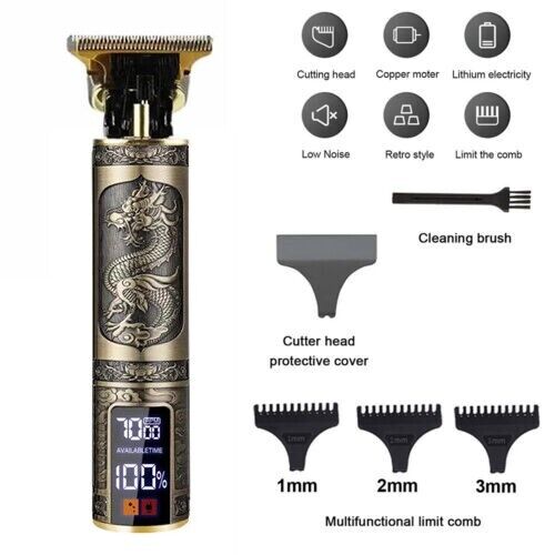 Professional Mens Hair Clippers Shaver Trimmers Machine Cordless Beard Electric