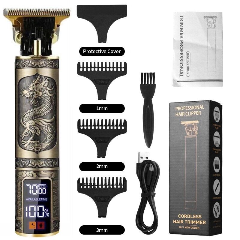 Professional Mens Hair Clippers Shaver Trimmers Machine Cordless Beard Electric