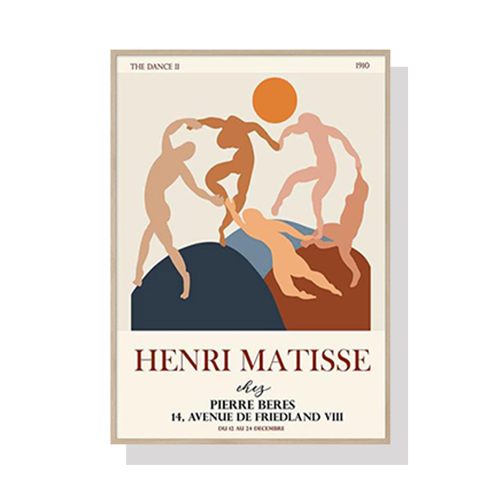 Henri Matisse Dance Canvas Wall Art 80cm x 120cm with Wooden Frame
