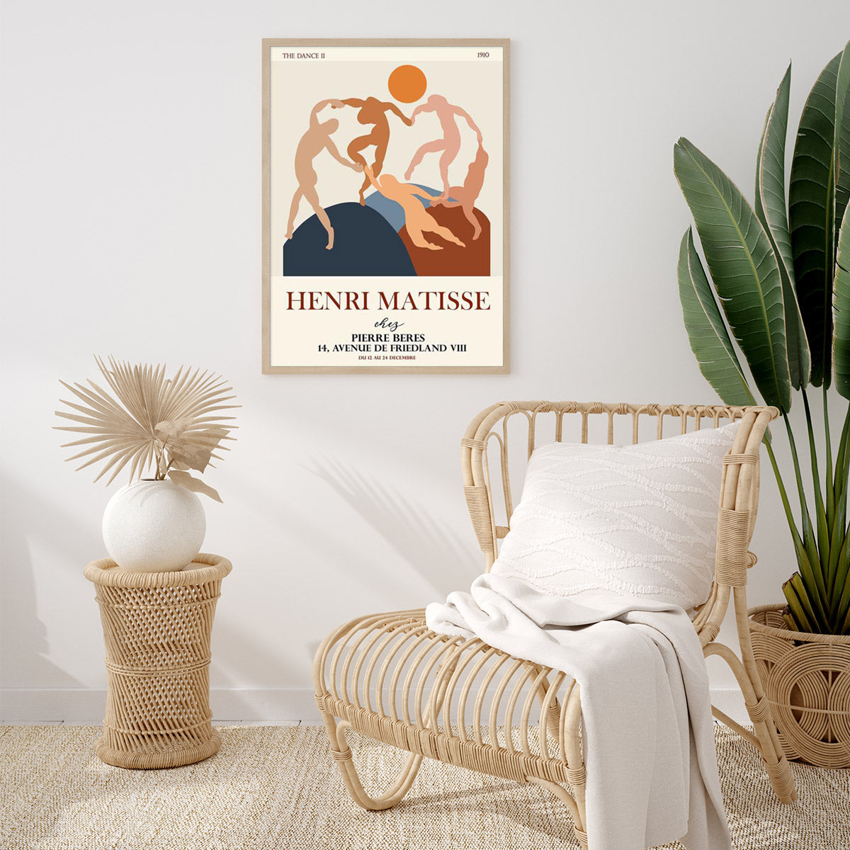 Henri Matisse Dance Wall Art - 90cm x 135cm Framed Canvas Print