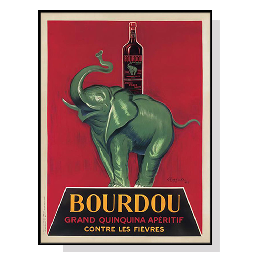 Bourdou Black Frame Canvas Art - 40cm x 60cm Premium Print