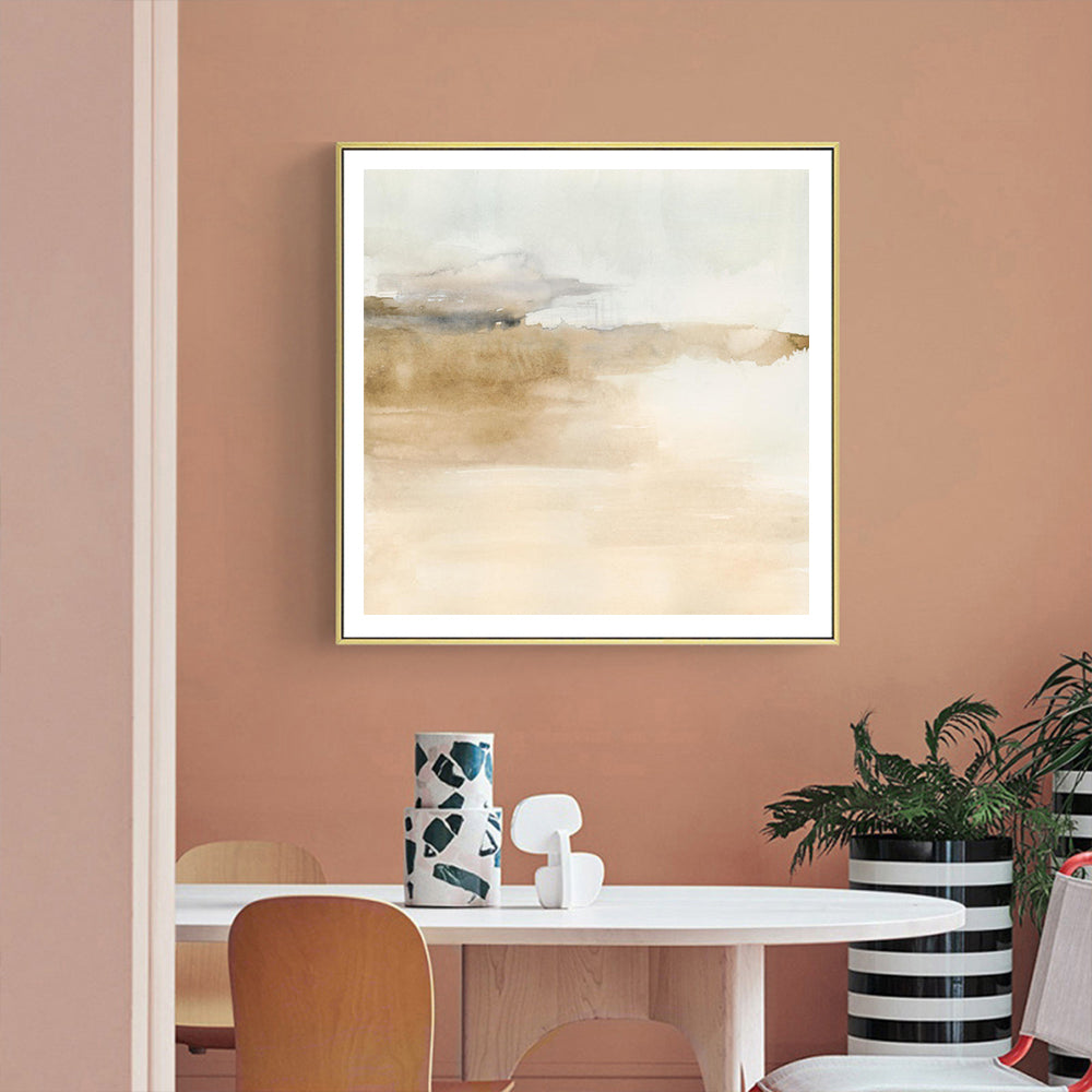 Atmospheric Edge II Gold Framed Canvas Art - 60cm x 60cm