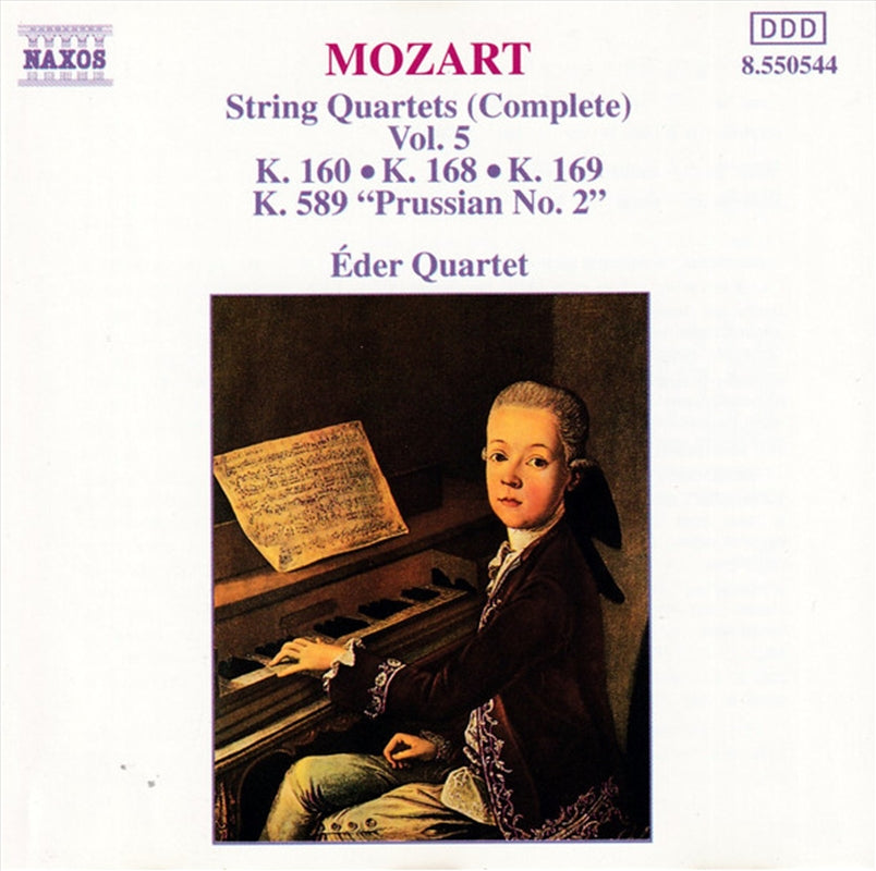 Mozart: Stg Qrt Vol5 - Eder Qrt Cd Album