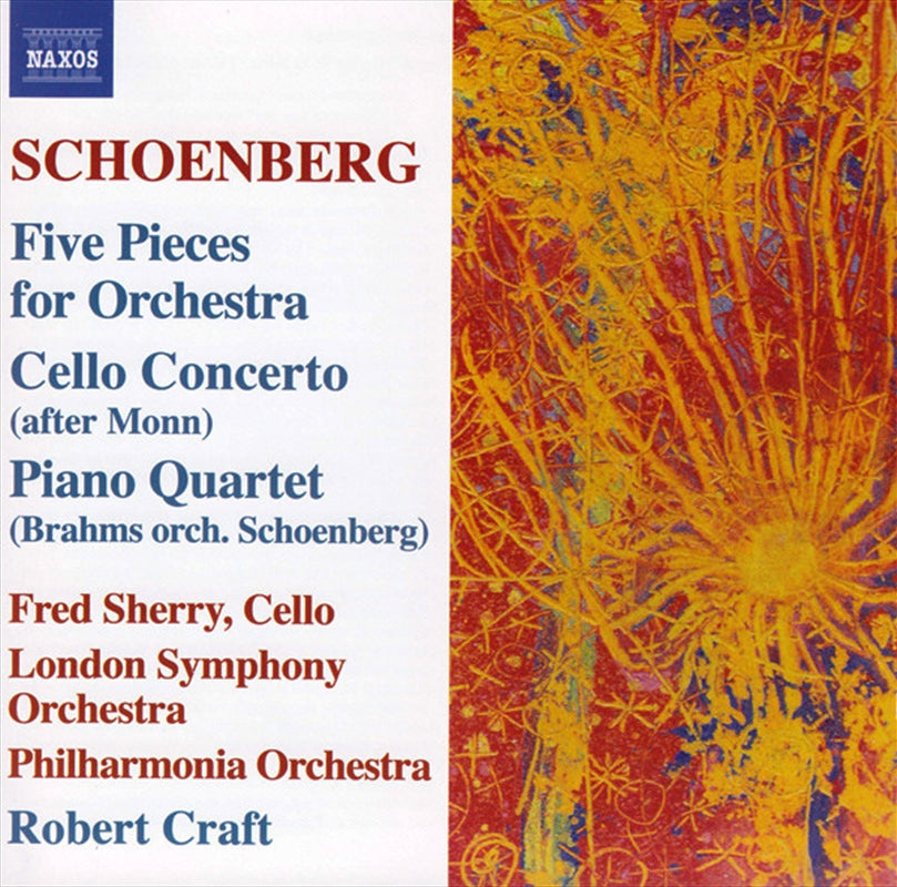 Schoenberg: 5 Pieces For Orche - Craft: London Symphony Orchestra Cd Album
