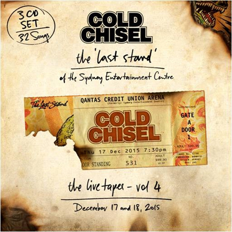 Last Stand: Live Tapes V4 Syd - Cold Chisel Cd Album