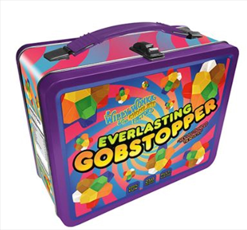 Willy Wonka ??Everlasting Gobstopper Tin Carry All Fun Box