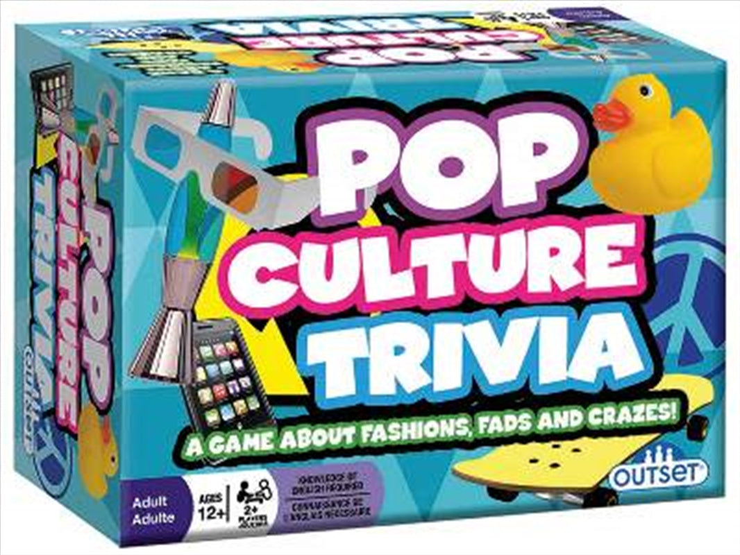 Pop Culture Trivia Card Game