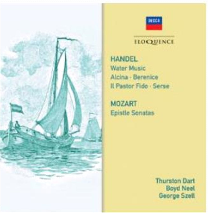 Handel: Water Music; Mozart: E - Dart, Thurston: Philomusica Of Lond Cd Album