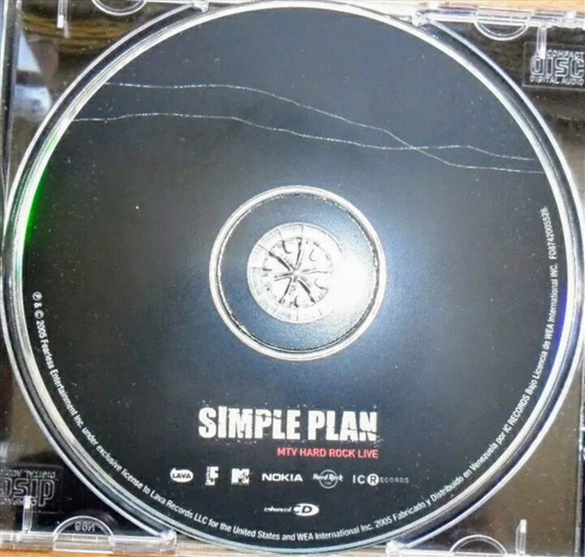 Mtv Hard Rock Live - Simple Plan Cd Album