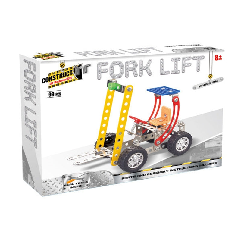 Construct-It! - 99-Piece Metal Fork Lift Building Kit
