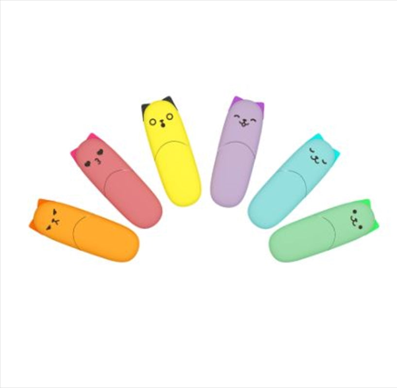 Mustard ??Kiity Cat Highlighters Set of 6