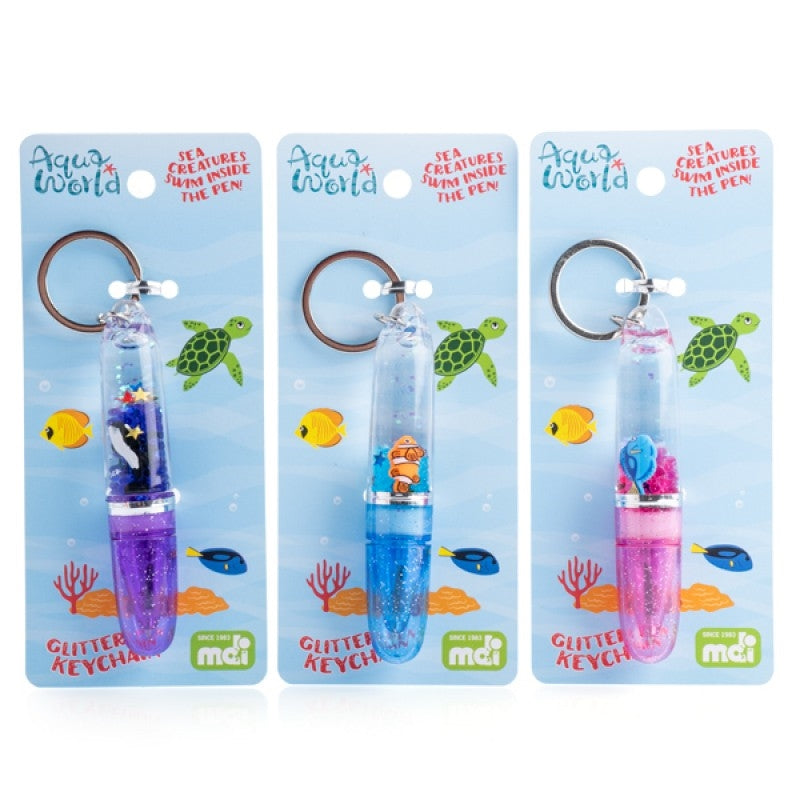 Sea Animal Glitter Pen Keychain (SENT AT RANDOM)