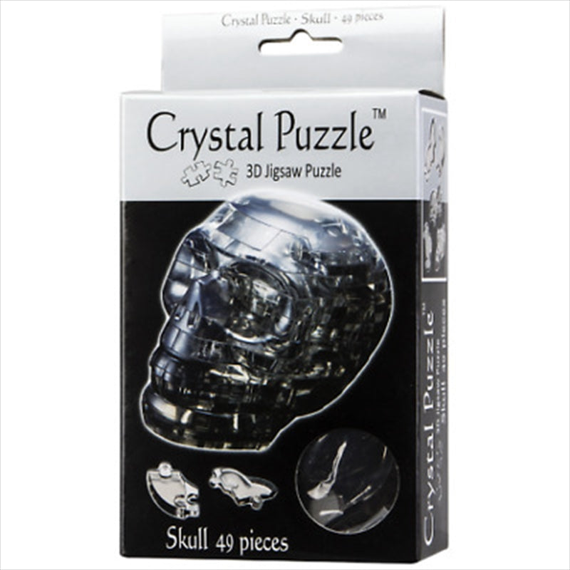 Black Skull 3D Crystal Puzzle - 49 Piece
