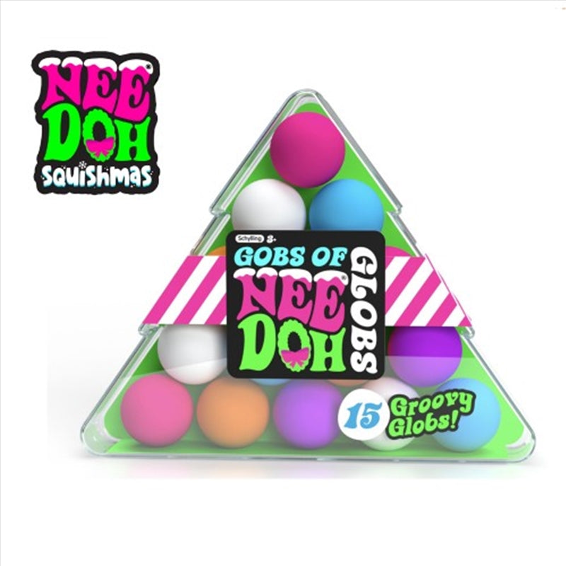 Squishmas Groovy Tree Nee-Doh 15 Pack