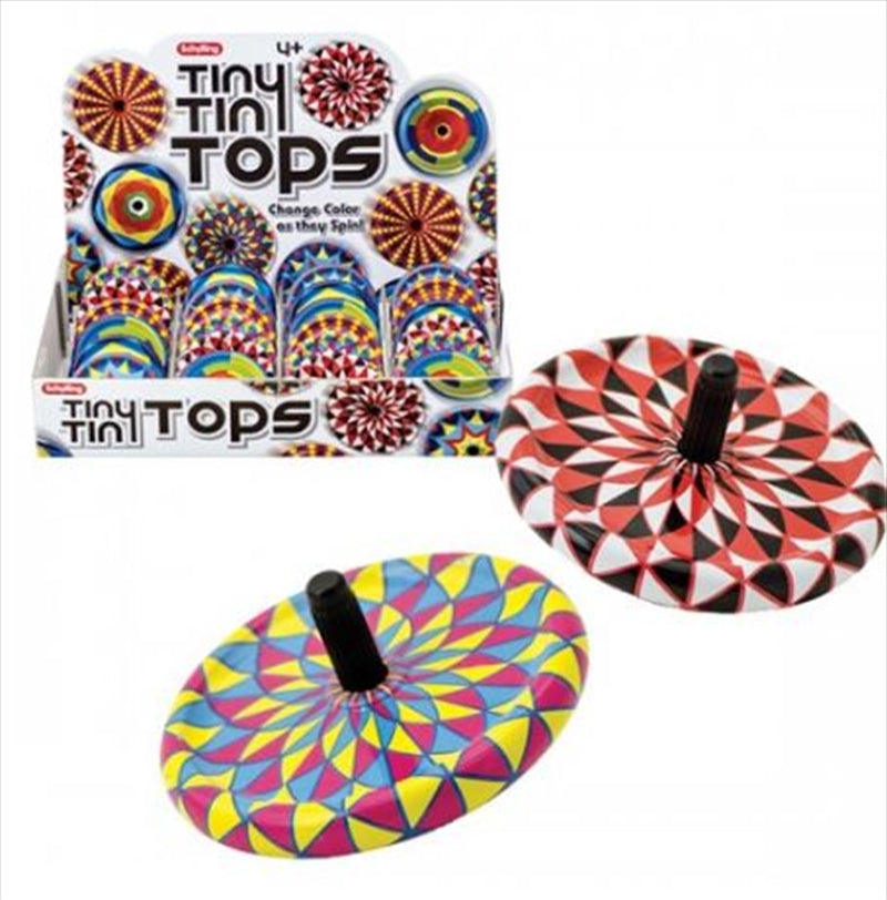 Schylling - Tiny Tin Tops (SENT AT RANDOM)