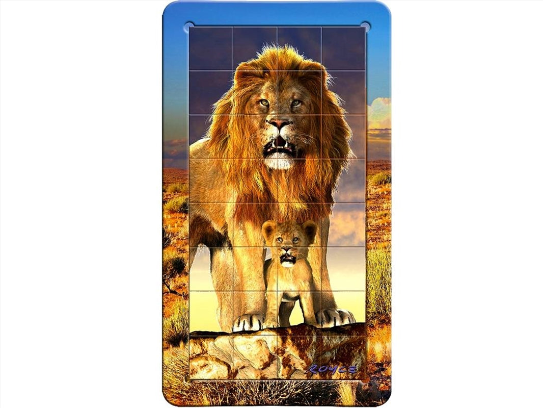 3D Magna Portrait Lions