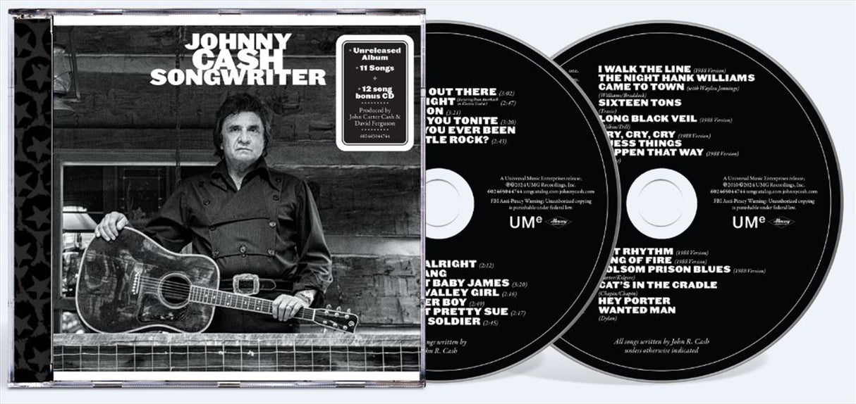 Songwriter - Deluxe - Johnny Cash Cd Album