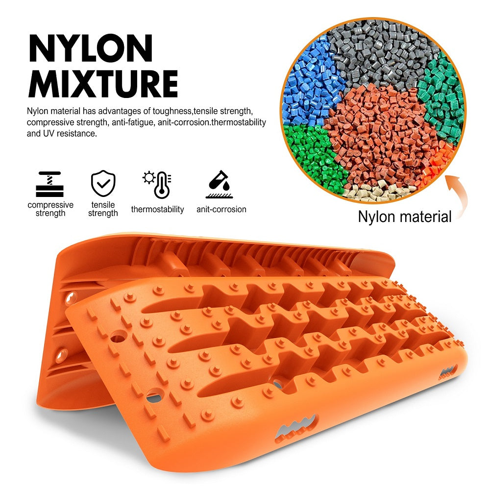 X-BULL 4WD Recovery tracks 10T 2 Pairs/ Sand tracks/ Mud tracks/ Mounting Bolts Pins Gen 2.0