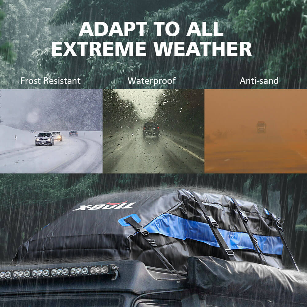 X-BULL 425L Waterproof Rooftop Cargo Carrier Bag for Travel and Luggage