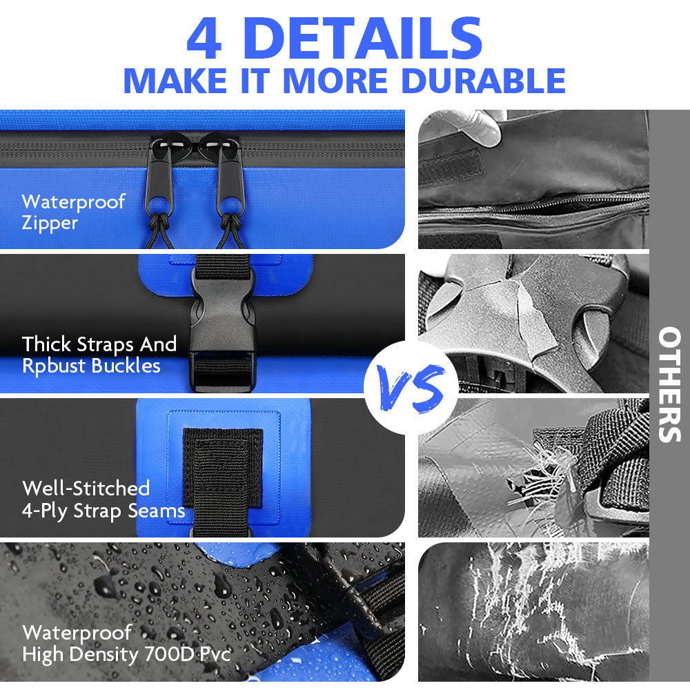 X-BULL Waterproof Rooftop Cargo Bag - 595L Heavy-Duty Carrier for All Vehicles