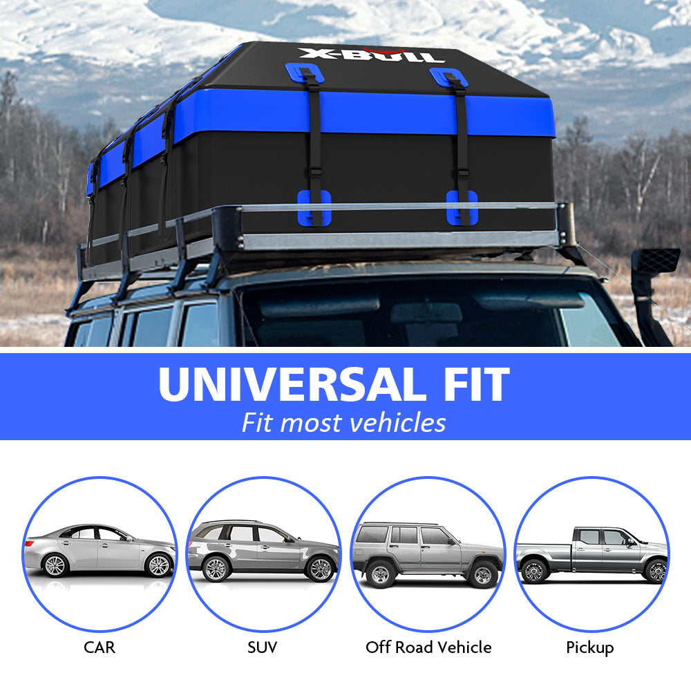 X-BULL Waterproof Rooftop Cargo Bag - 595L Heavy-Duty Carrier for All Vehicles