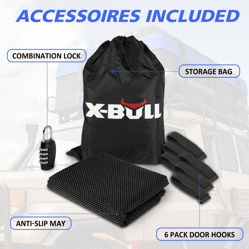 X-BULL Waterproof Rooftop Cargo Bag - 595L Heavy-Duty Carrier for All Vehicles