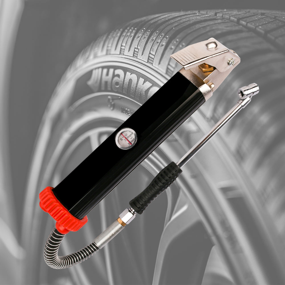 X-BULL Heavy Duty Tire Inflator with Accurate Pressure Gauge, 160PSI Aluminium Body