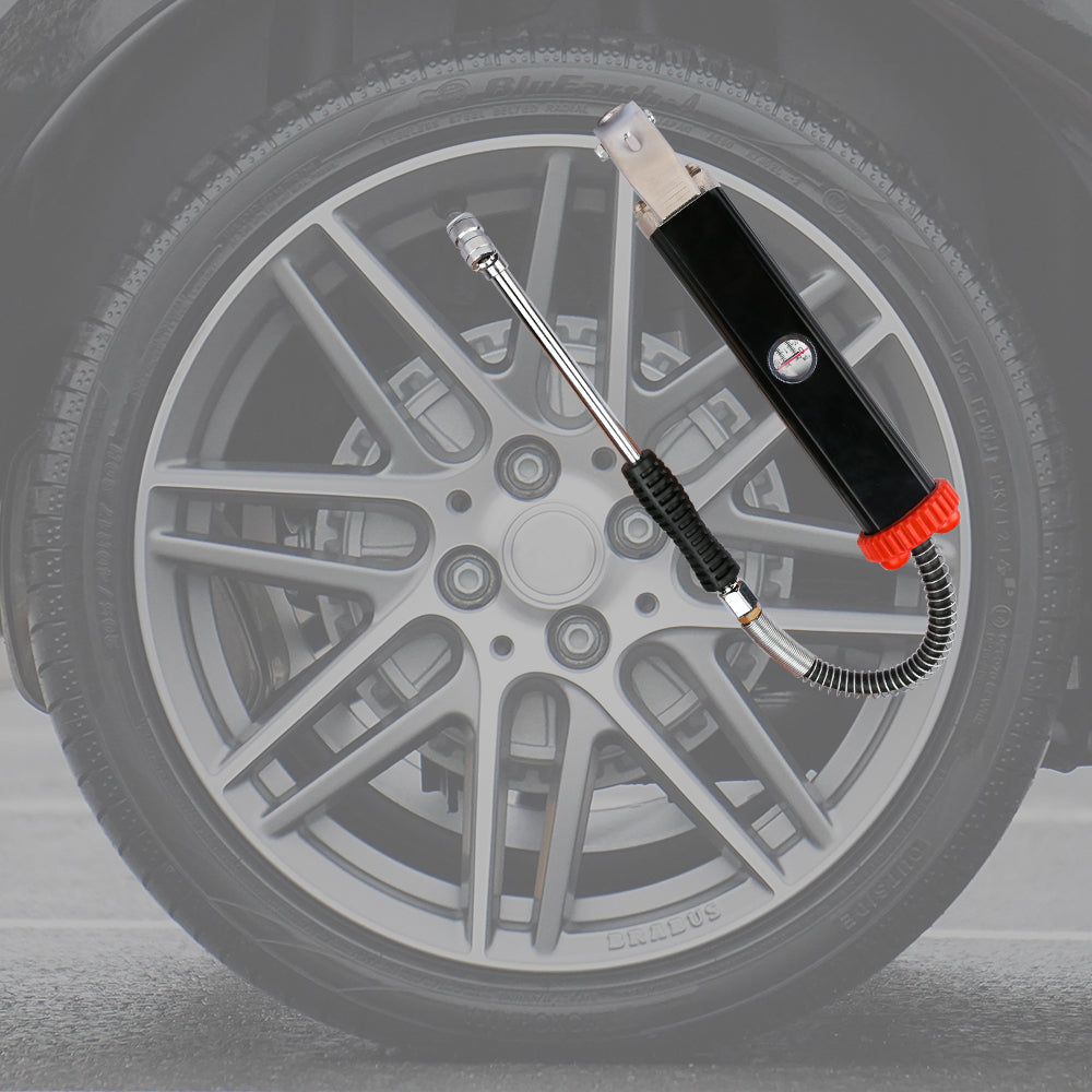 X-BULL Heavy Duty Tire Inflator with Accurate Pressure Gauge, 160PSI Aluminium Body
