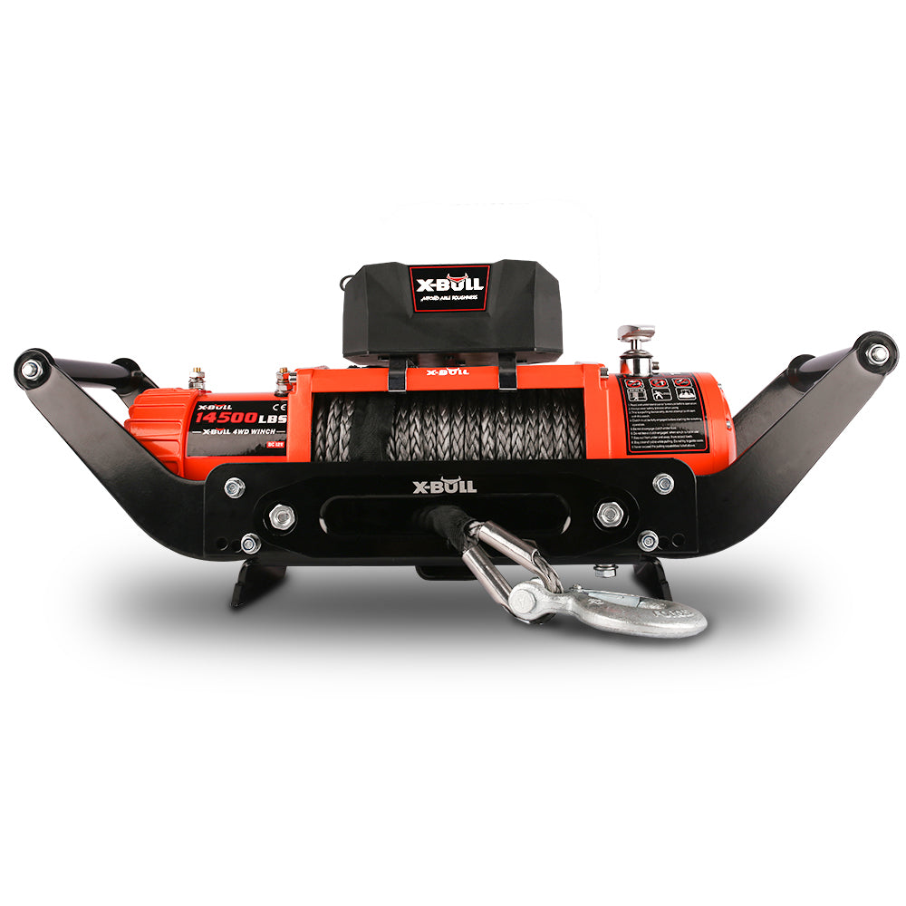 Universal Heavy-Duty Foldable Steel Winch Cradle Mount for 8000-14500LBS Trucks and Trailers