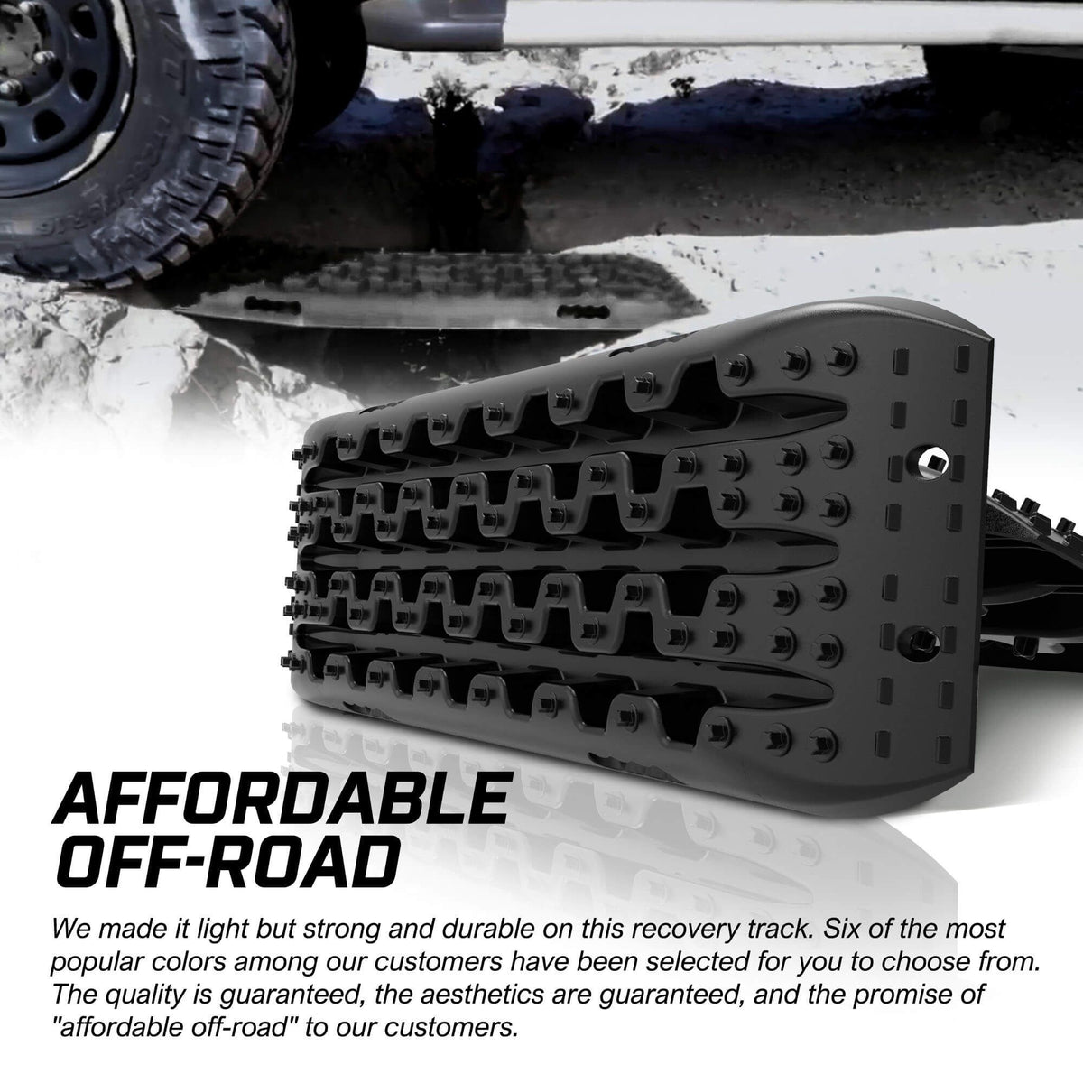 X-BULL Recovery tracks Sand tracks KIT Carry bag mounting pin Sand/Snow/Mud 10T 4WD-black Gen3.0