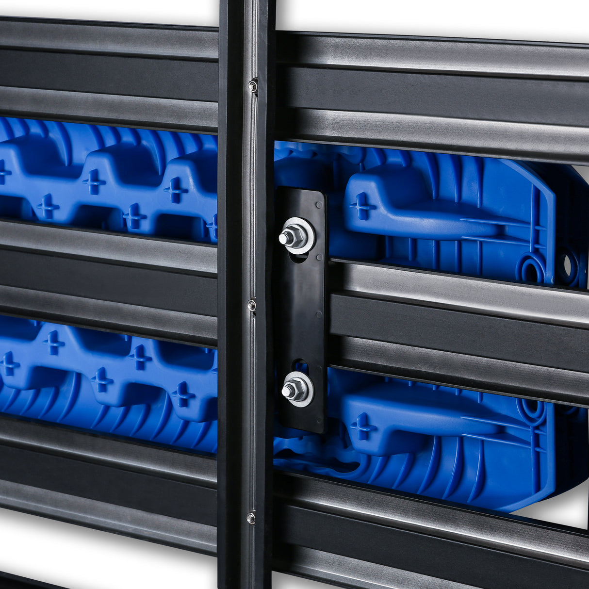 X-BULL Recovery Tracks Roof Rack Mounting Kit with Fixing Pins and Brackets for 4WD Vehicles