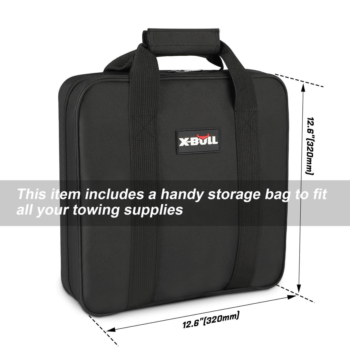 X-BULL 4WD Recovery Kit Snatch Strap Soft Shackles Folding Shovel Survival 4X4