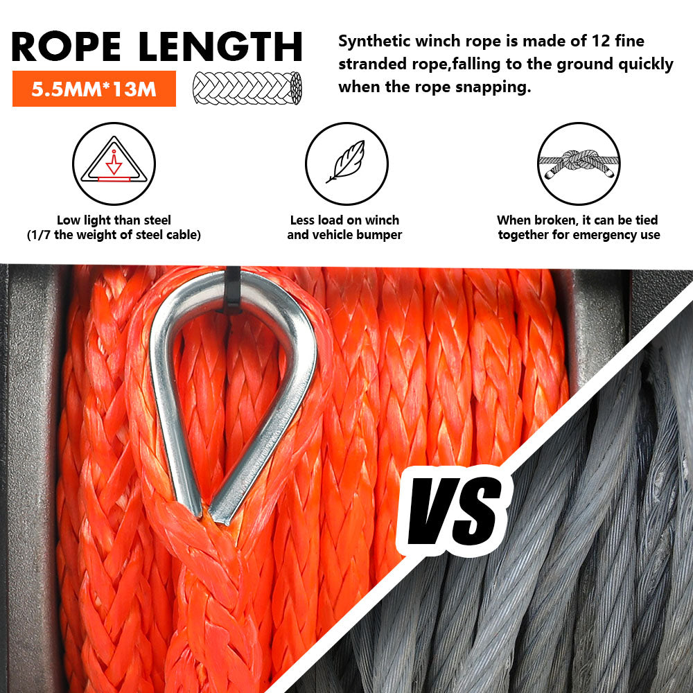 ZESUPER 4500LB 12V Electric Winch with Wireless Remote for ATV, UTV, and Boat Trailers