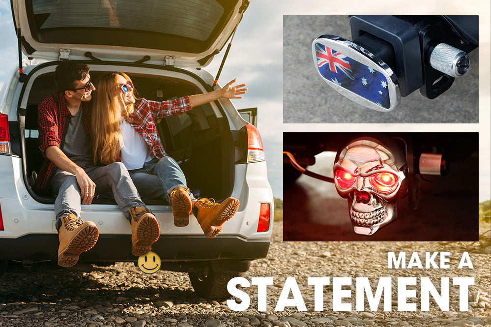 JAXSYN Hitch Extender for Novelty Tow Bar Covers (40mm to 180mm)