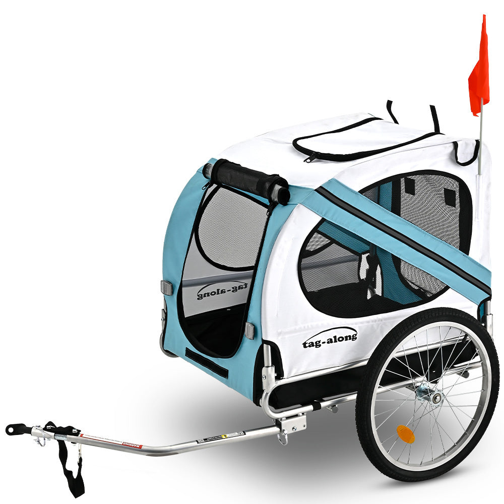 TAG-ALONG Pet & Cargo Bike Trailer, Bicycle Pet & Cargo Trailer, Cargo Carrier, Blue