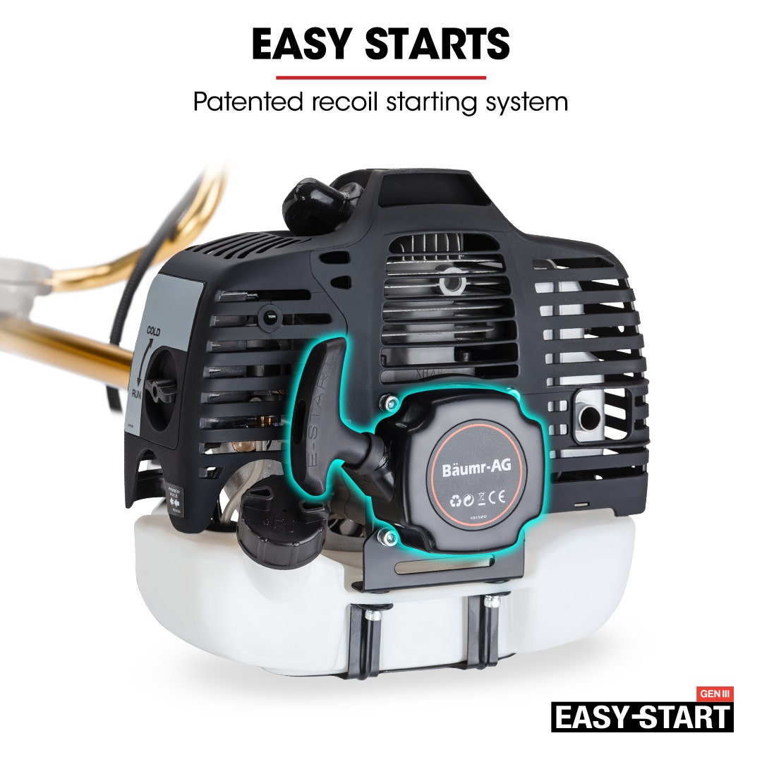 Baumr-AG 65CC Brushcutter Whipper Snipper Trimmer Brush Cutter Multi Pole Tool