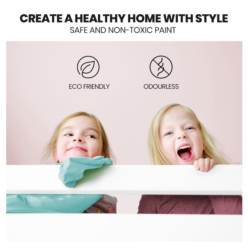 KINGSTON SLUMBER Wooden Kids Bunk Bed Frame, with Modular Design that can convert to 2 Single, White