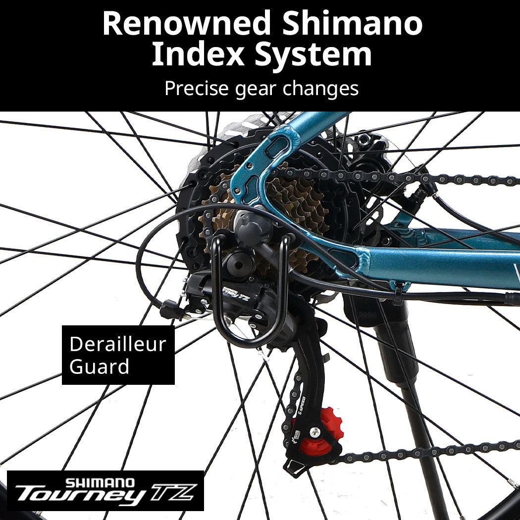 VALK Vortex 3 Electric Bike, Medium Frame Mountain ebike, Metallic Teal