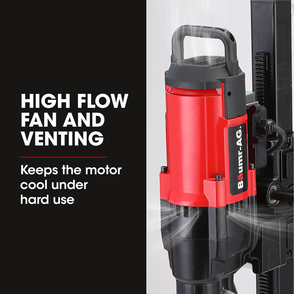 BAUMR-AG 3200W 280mm Concrete Core Drill with Stand Rig