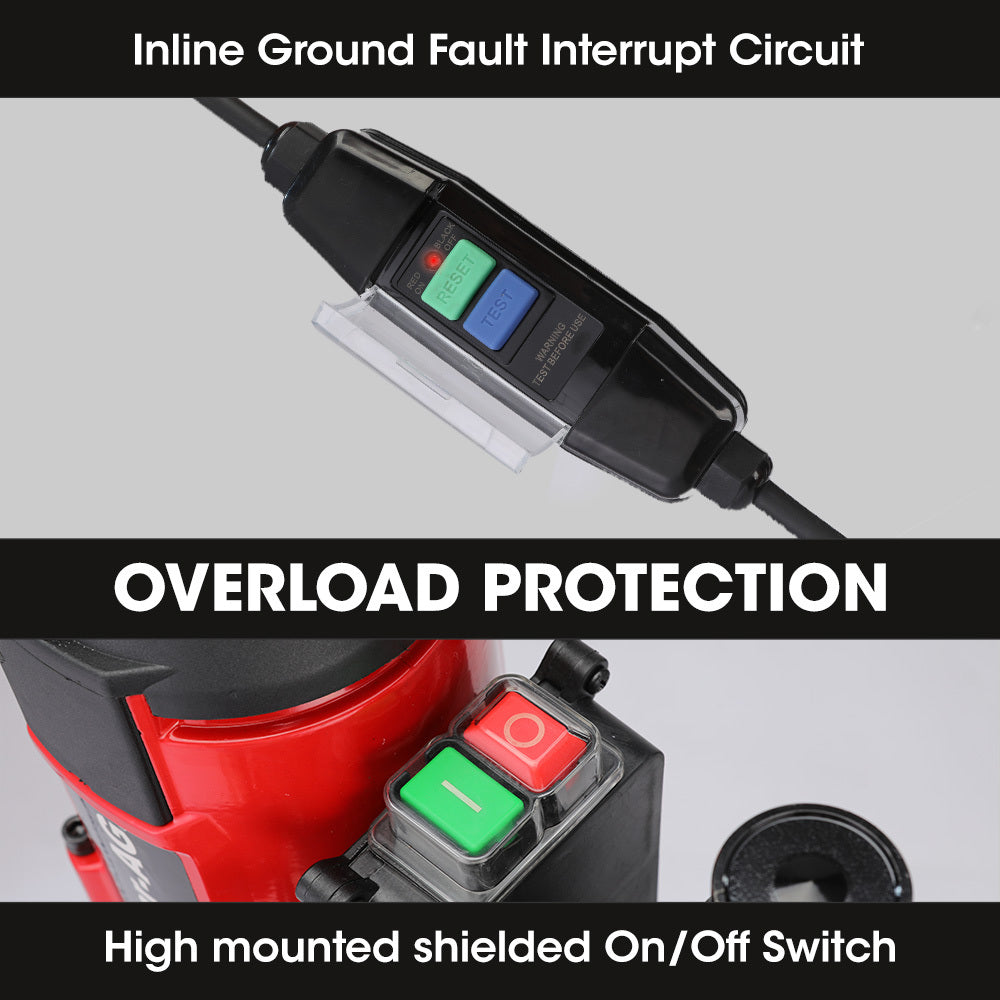 BAUMR-AG 3200W 280mm Concrete Core Drill with Stand Rig